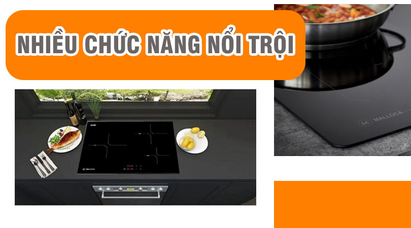 Bếp từ Malloca MH-03I N - Nhiều chức năng nổi bật